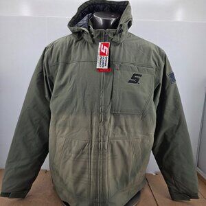 Snap On Tools Hawthorne Lined Insulated Jacket W/ Hood Size XXLarge Olive Green